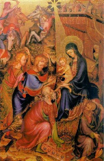 unknow artist The Adoration of the Magi Germany oil painting art